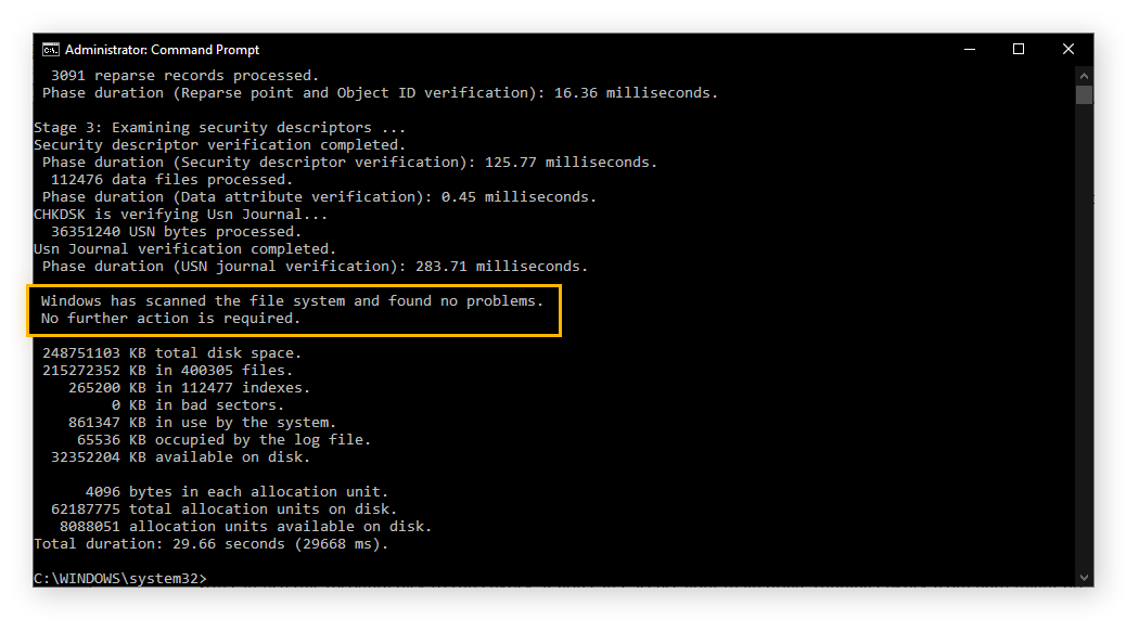 Recherche Et Correction Des Erreurs Windows Avec Chkdsk Avg 0954